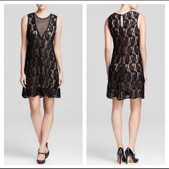 plenty by tracy reese swingy black lace dress - Picture 2 of 7